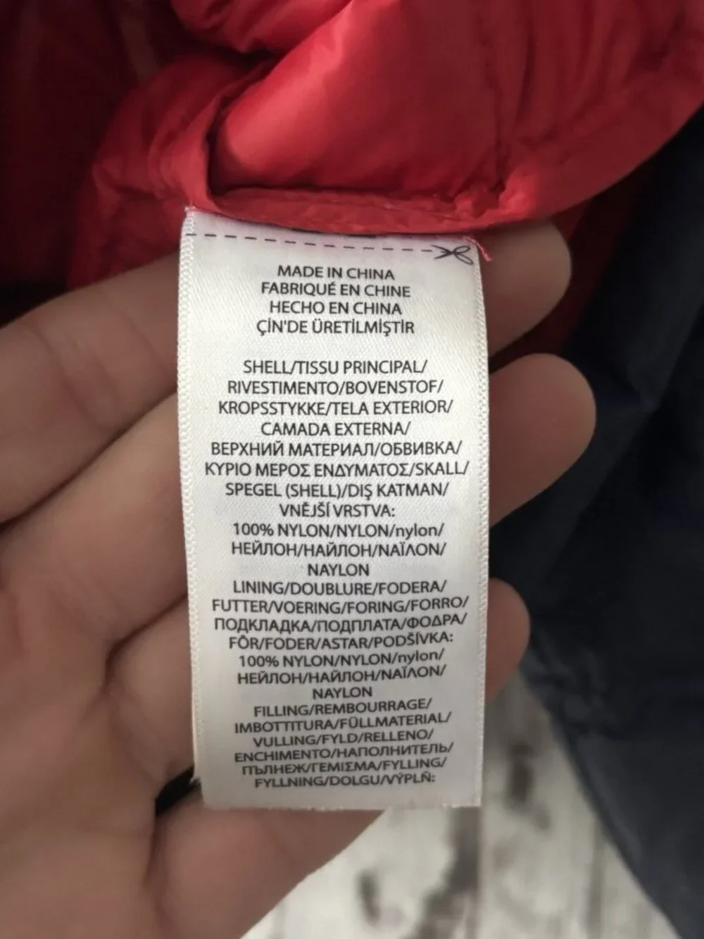 RALPH LAUREN Unisex JACKET Navy Red Quilted Puffer COAT Full Zip Kids 18months